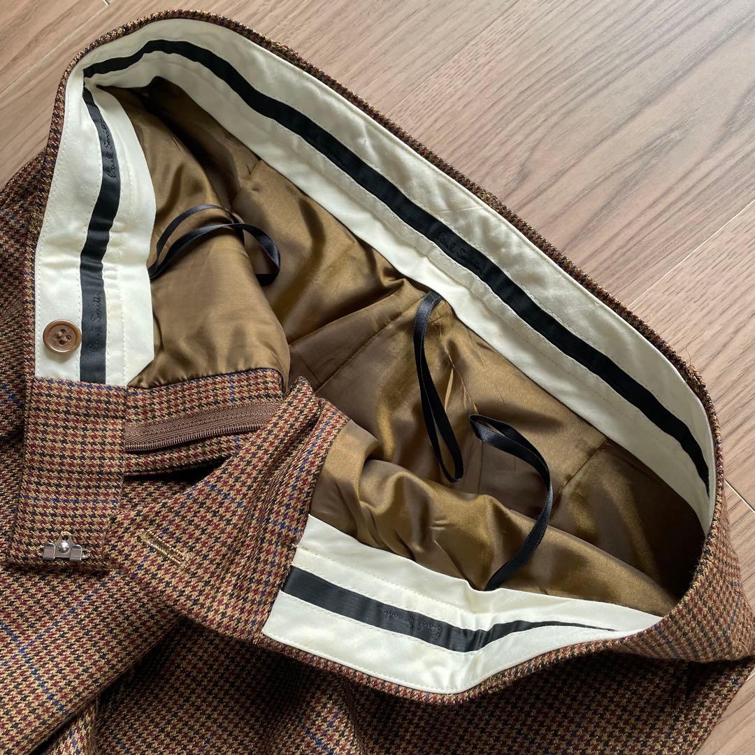 Paul Smith BLACK ポールスミス　千鳥格子　パンツセットアップ3B