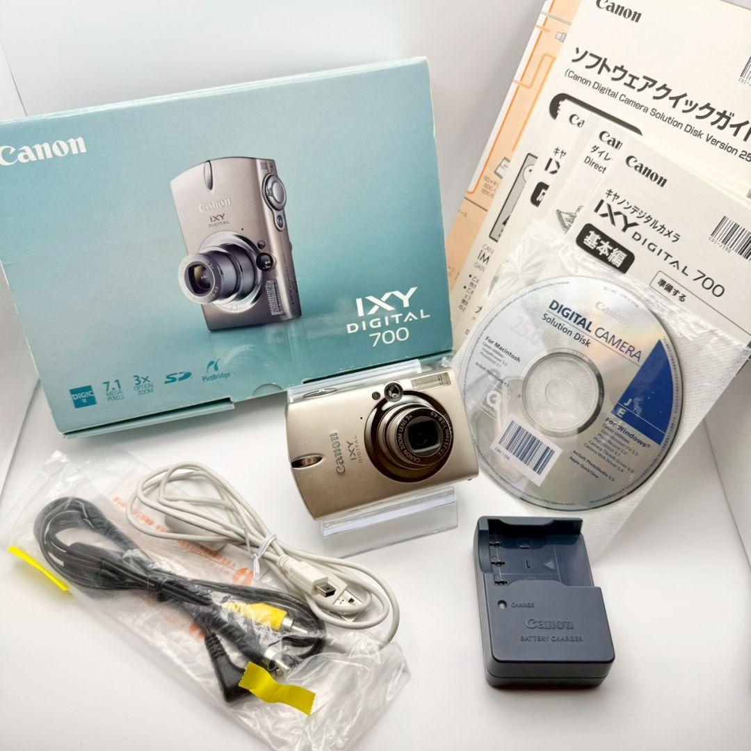 【箱付き】Canon IXY DIGITAL 700 デジカメ 917-3