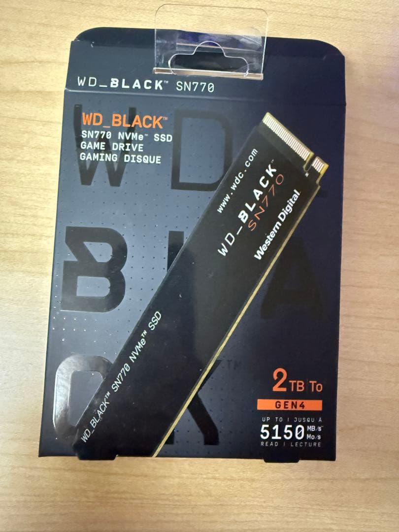 内蔵型SSD WD_BLACK ssd 2TB