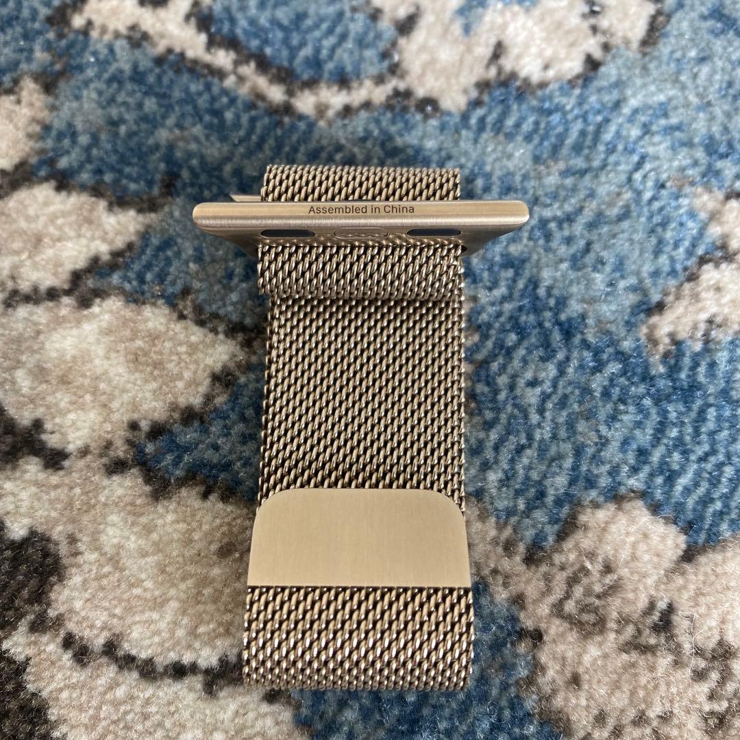 Apple Watchバンド　41㎜ケース用ゴールドミラネーゼループ