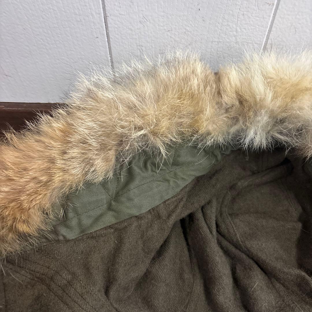 50s 初期型　米軍　実物　M51フード　M1951 PARKA コヨーテファ⑬