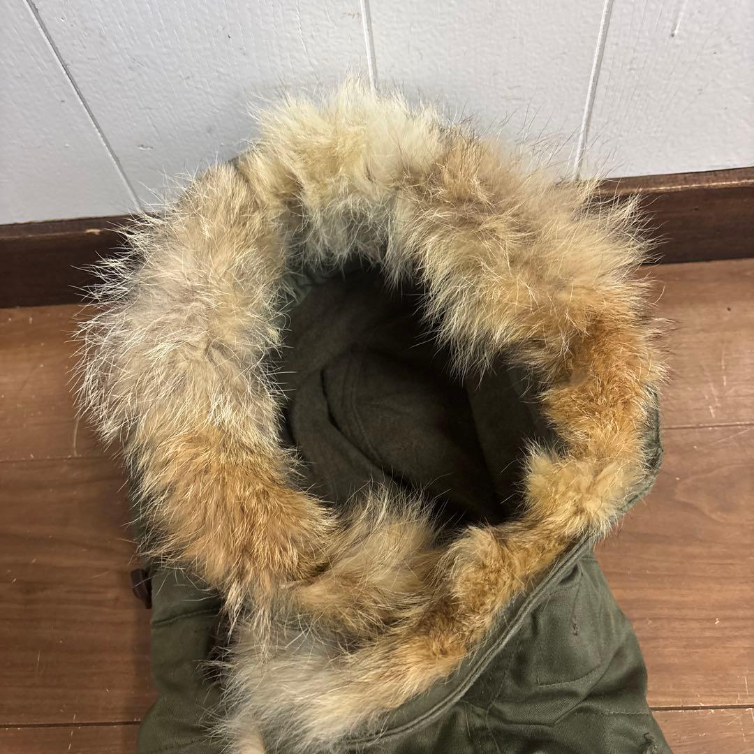 50s 初期型　米軍　実物　M51フード　M1951 PARKA コヨーテファ⑬
