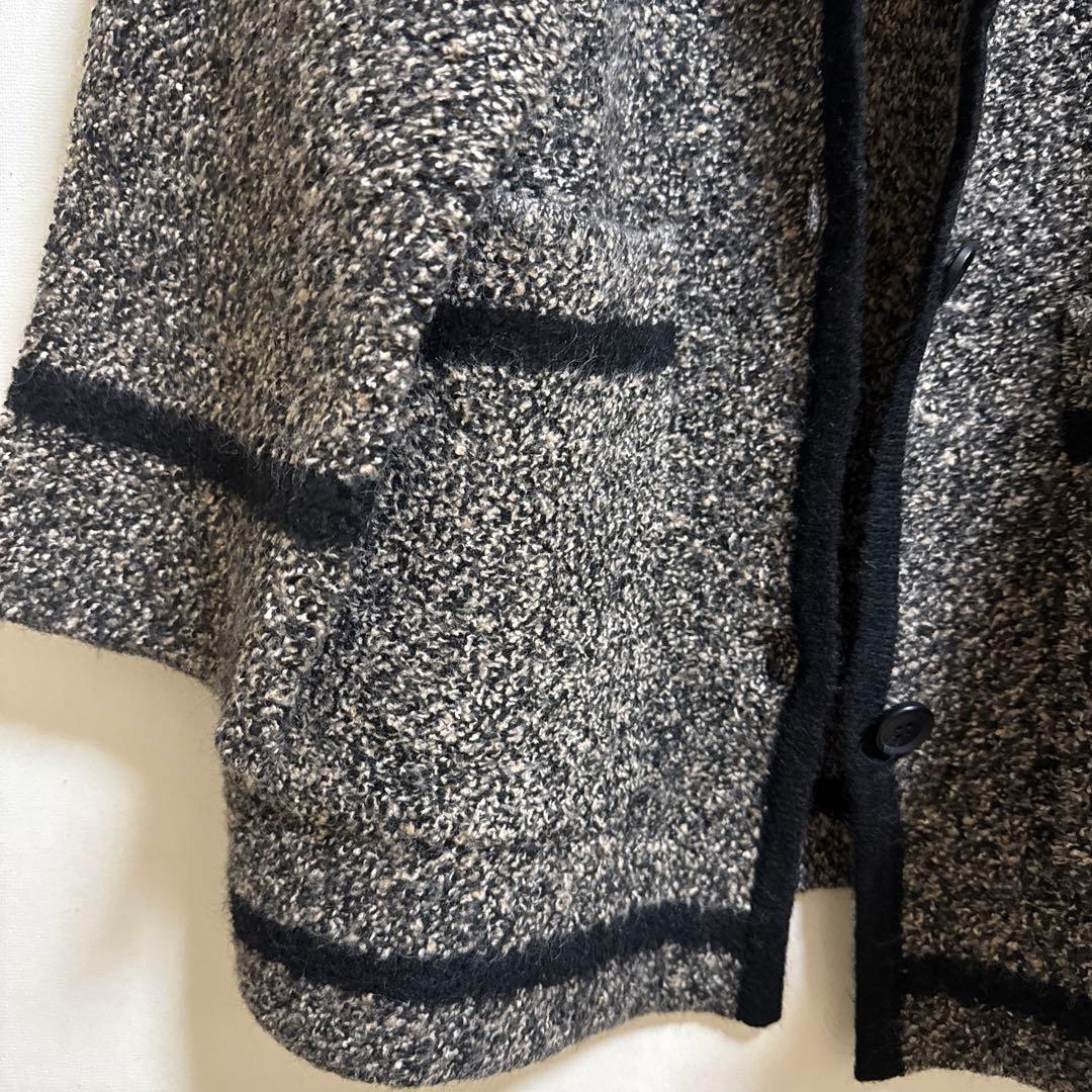 【完売品】ツイード調パイルニットジャケット