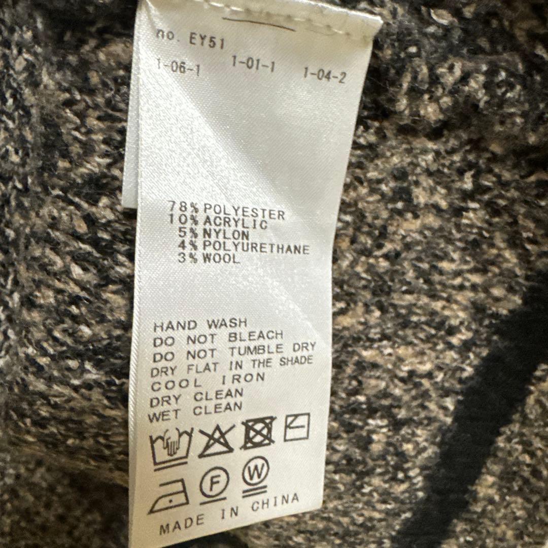 【完売品】ツイード調パイルニットジャケット