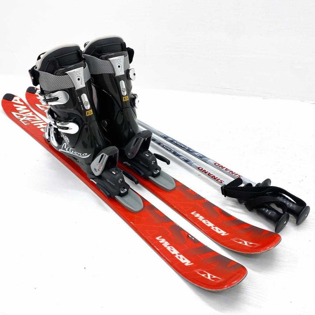 NISHIZAWA ニシザワ スキー セット 123cm 23-23.5 板