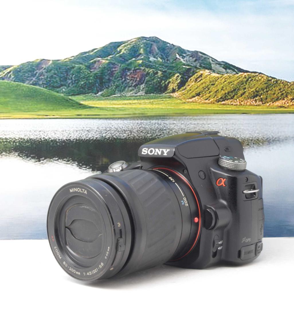 SONY α55 レンズキット　ソニー　SLT-A55V デジタル一眼レフカメラ