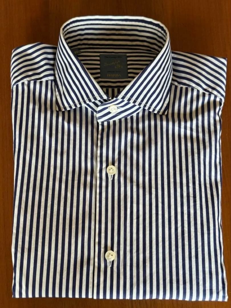 BARBA(バルバ)DANDY LIFE コットンロンドンストライプ サイズ40