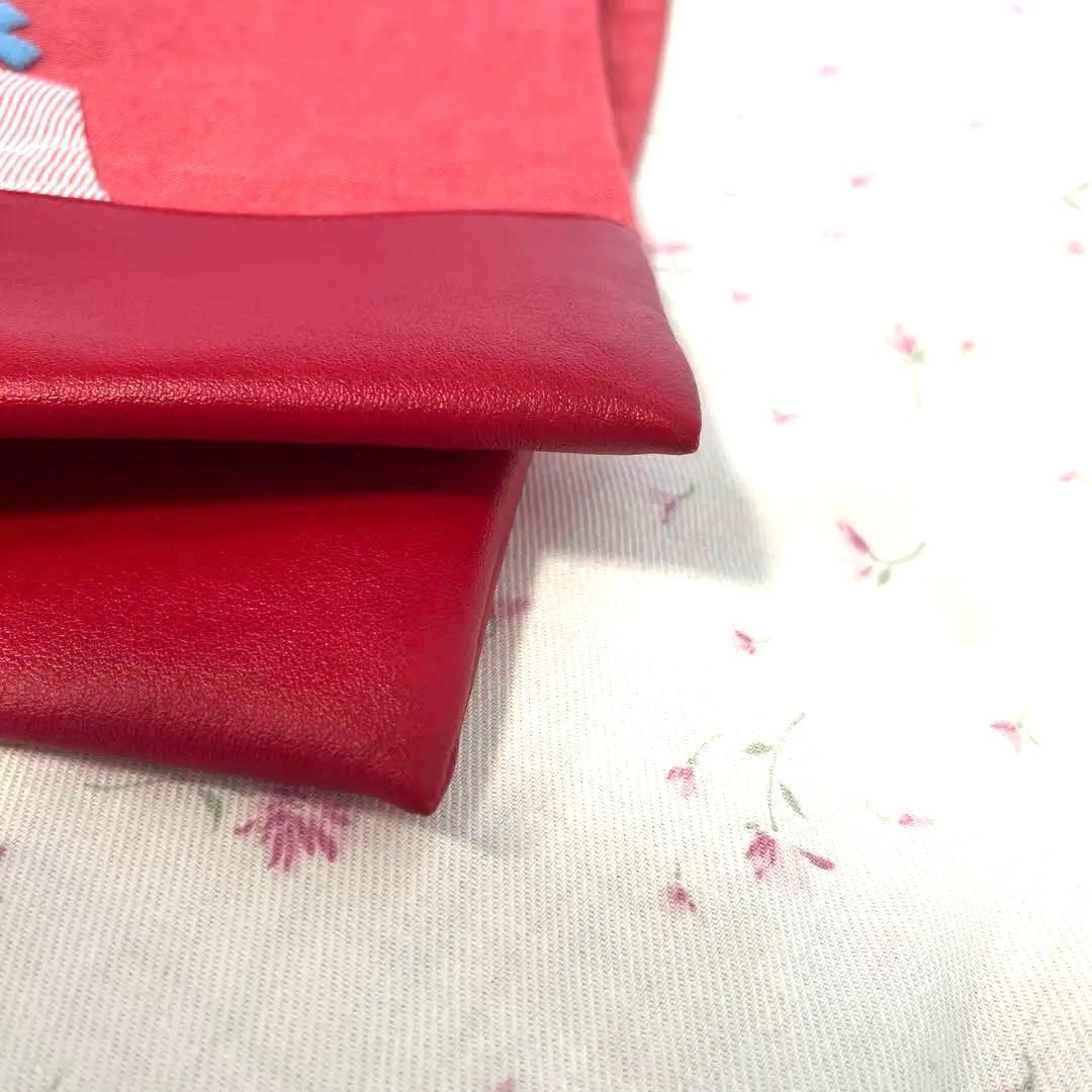 ぽぽ　ファミリア　デニムバッグ