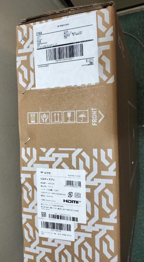 KTC 27インチ WQHD モニター本体/LCDディスプレイ H27T22S