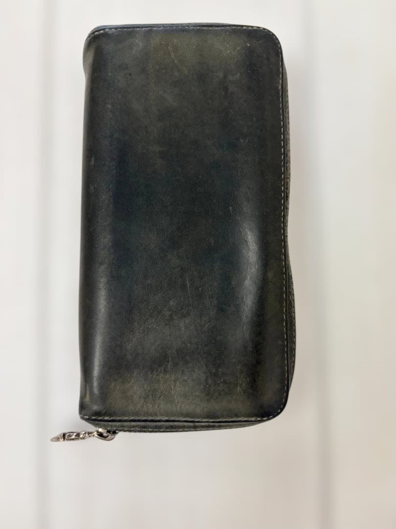 クロムハーツ　レザー 長財布 黒　正規品