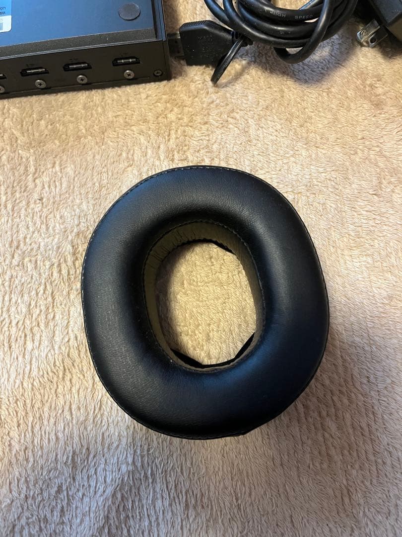 SONY 有線ヘッドホン イヤーパッド劣化　変えあり