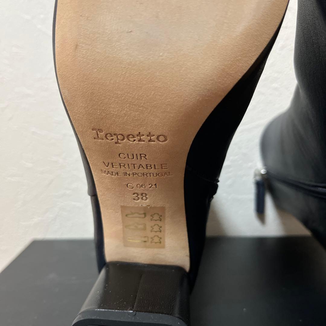 ⭐︎新品未使用⭐︎　Reppetショートブーツ　ネイビー