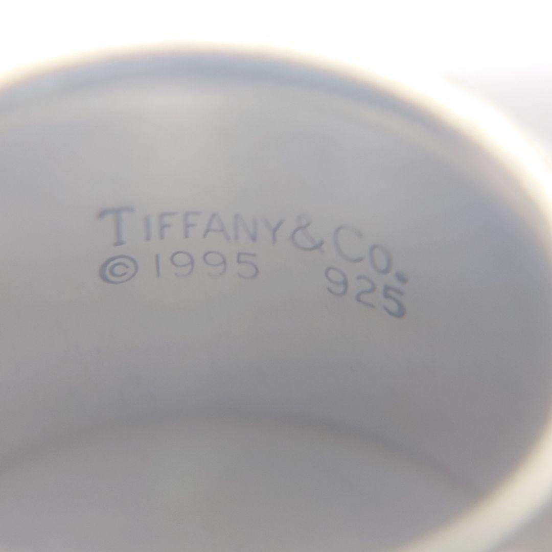 美品ティファニー アトラス ワイドリング 13号 シルバー