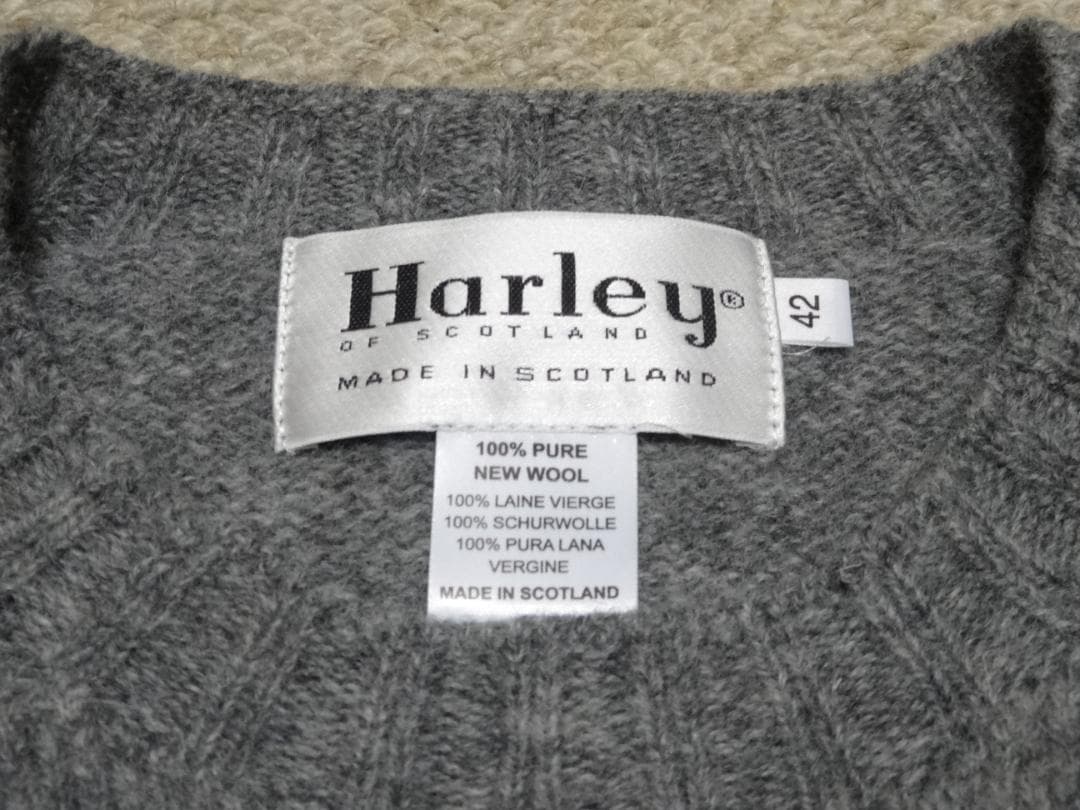 t*4様 極美品　ほぼ新品　スコットランド製　ハーレーオブスコットランド　HAR