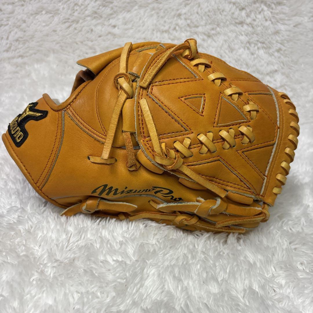 ミズノプロ 軟式グローブ 一般　グラブ 投手用 美品 大人用　MIZUNOPRO