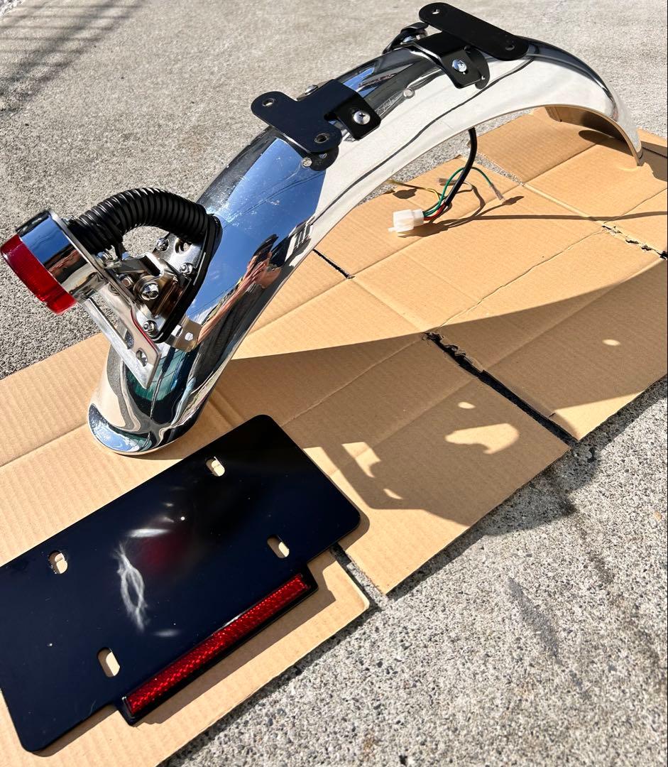M*K様 W650ショートリアフェンダー テールランプW800W400SRデイト