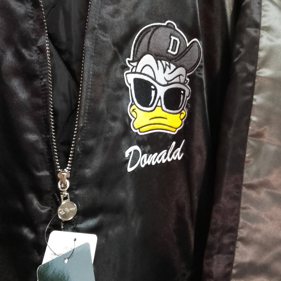 【新品美品】ディズニー　ドナルドダック　スカジャン　LLサイズ　カーキ