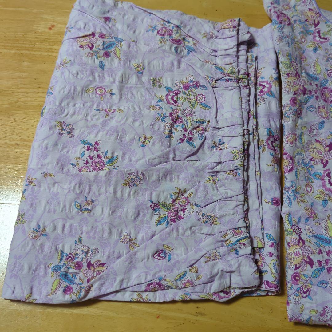 Wacoal  ワコ一ル  ミントン  パジャマ ゜ 長袖 パ−プリル 花柄