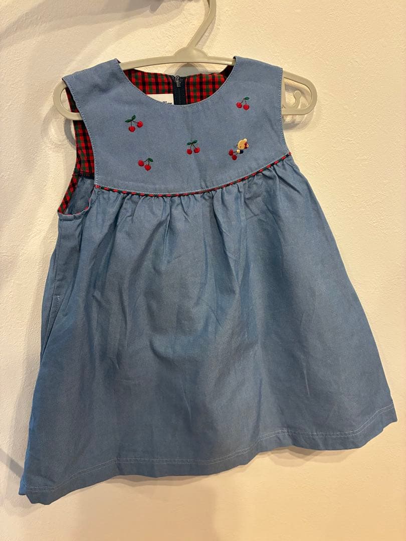 ファミリア　ジャンパースカート　ワンピース　90