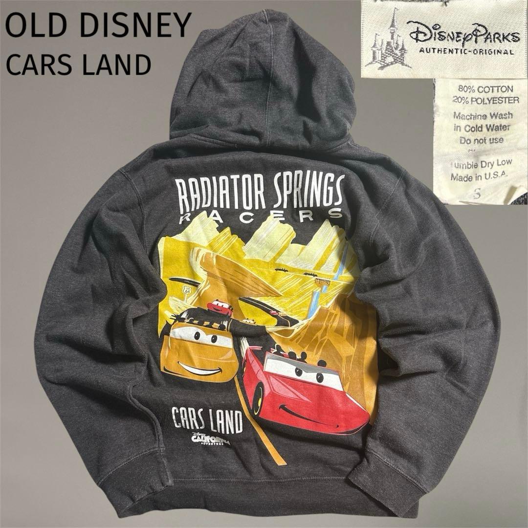 希少品 OLD DISNEY カリフォルニア カーズ ジップアップ パーカー
