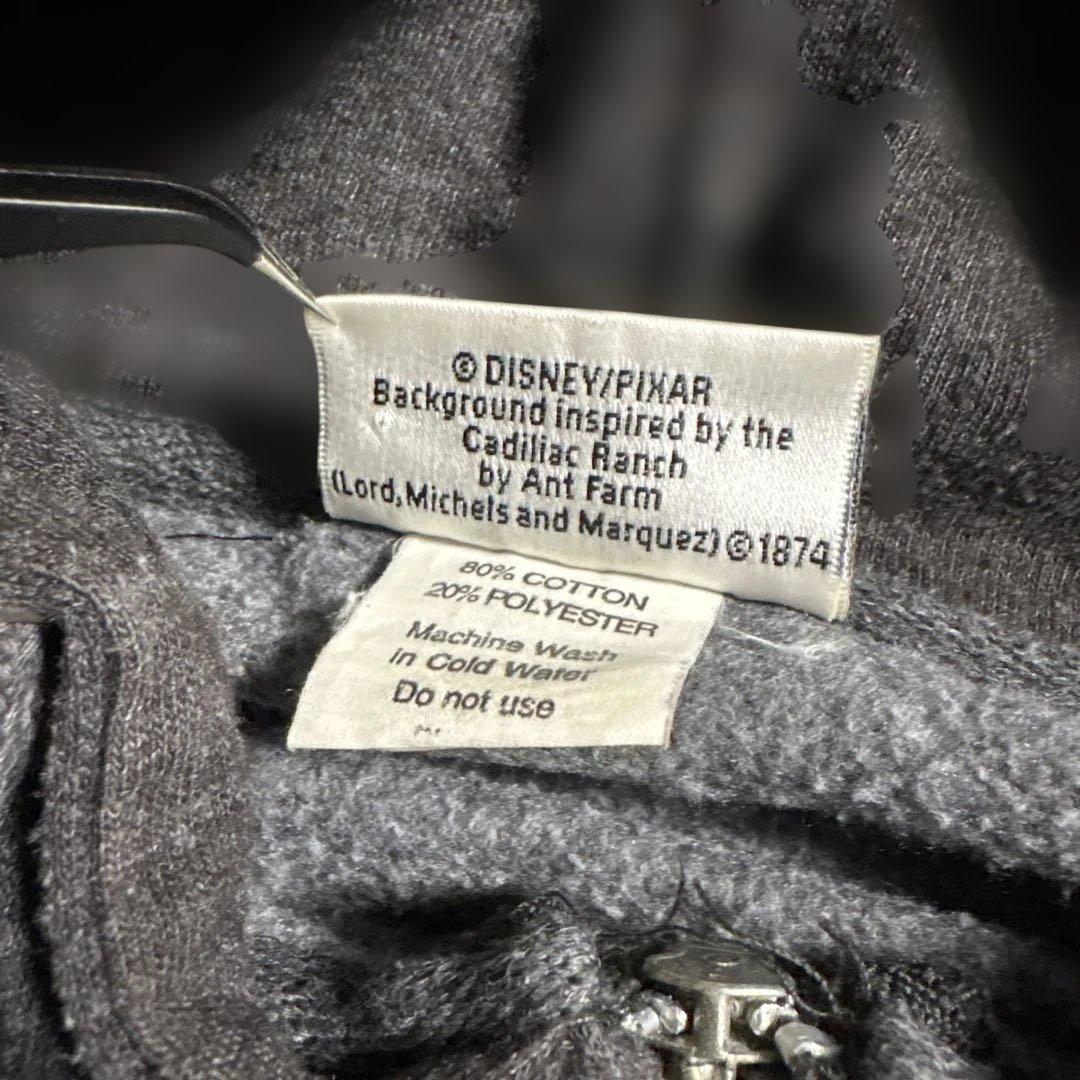 希少品 OLD DISNEY カリフォルニア カーズ ジップアップ パーカー