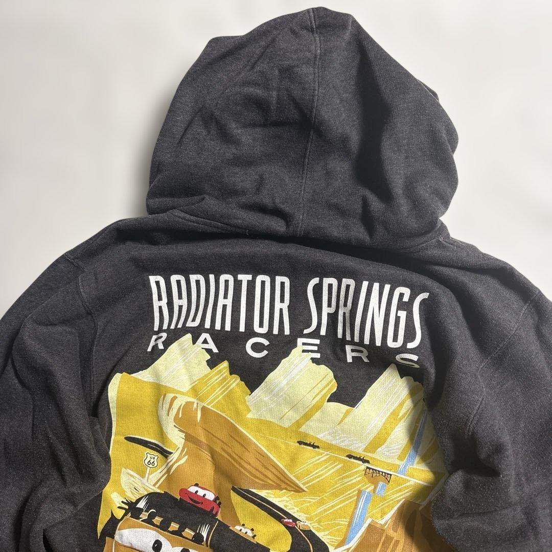 希少品 OLD DISNEY カリフォルニア カーズ ジップアップ パーカー