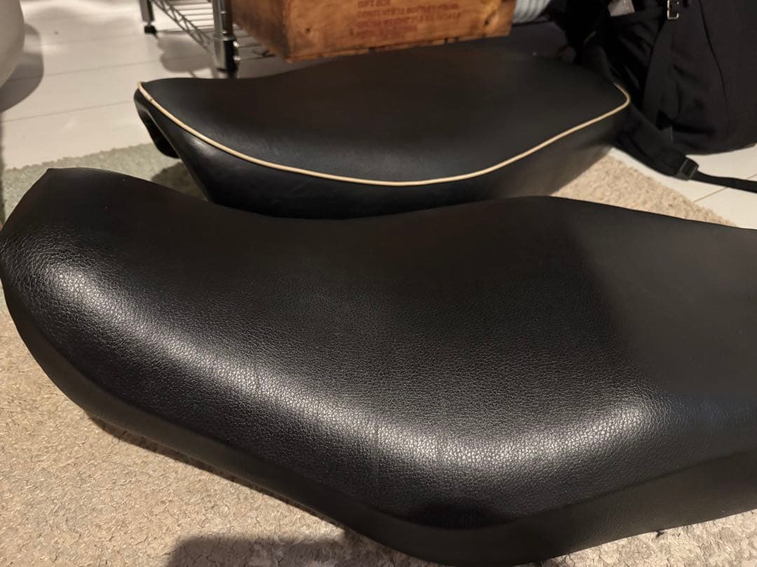 w400/650 純正ローダウンシート 張り替え