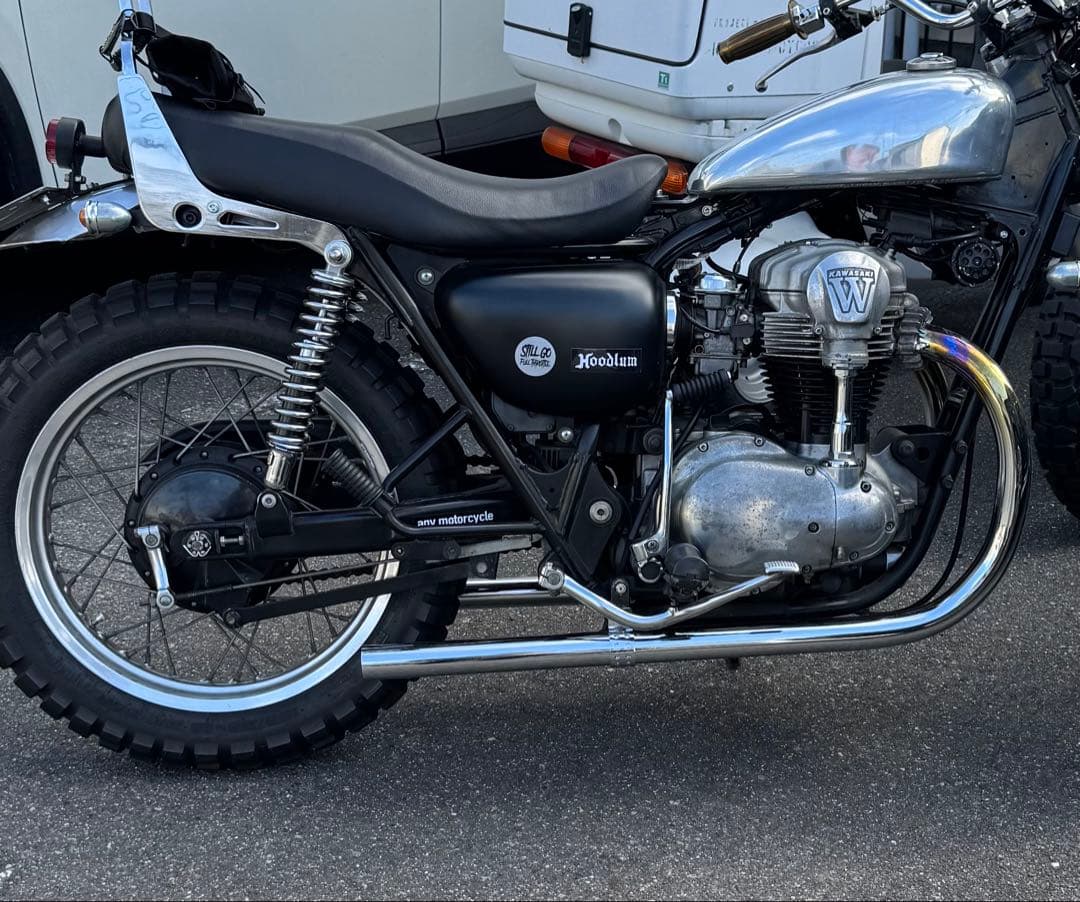 w400/650 純正ローダウンシート 張り替え