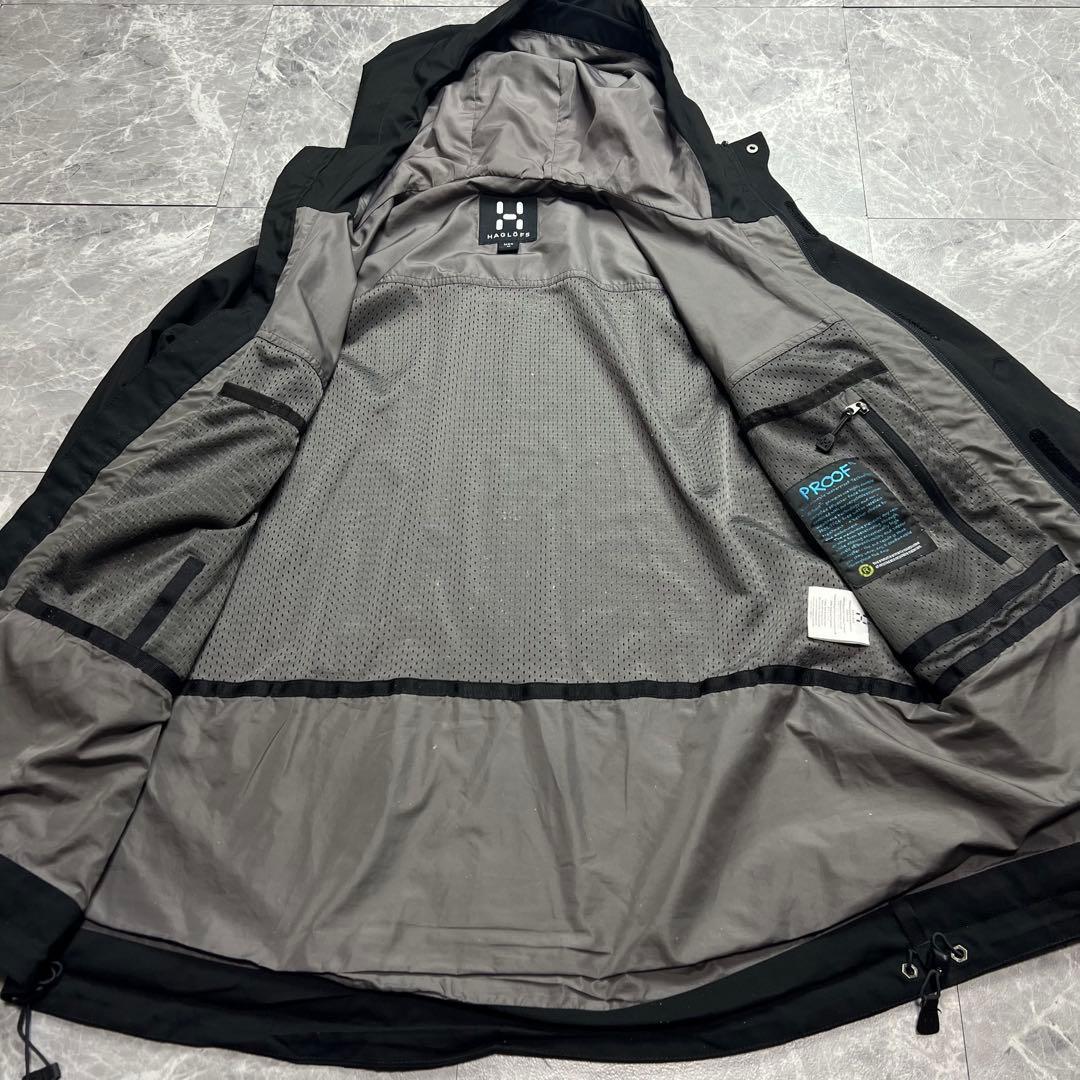 ホグロフス　マウンテンパーカー　ベンチレーション　フード　HAGLOFS 黒　M