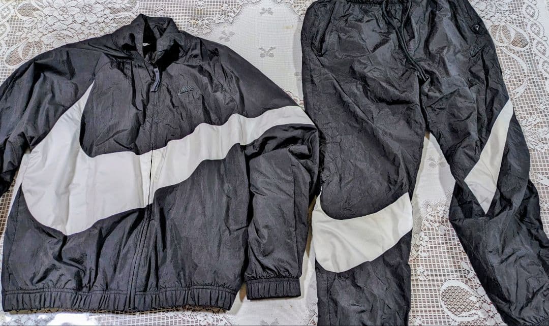 Nike ナイキ ナイロンジャケット パンツセット Mサイズ ウーブン ビッグ