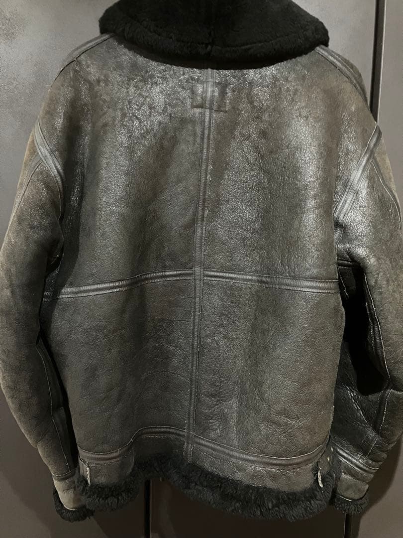 AVIREXアヴィレックス　B-3ムートンジャケットUSA製　XL