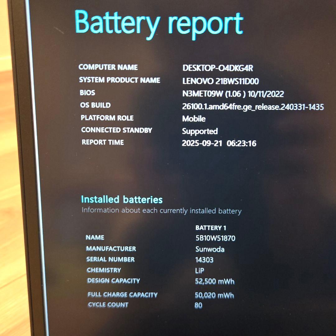 【美品・バッテリー極良好】ThinkPad T16 Gen1 12世代/16GB