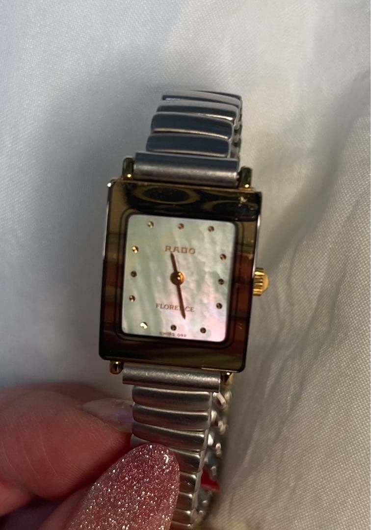 希少⭐︎ラドー フローレンス 153.3606.2 N腕時計　ピンクシェル