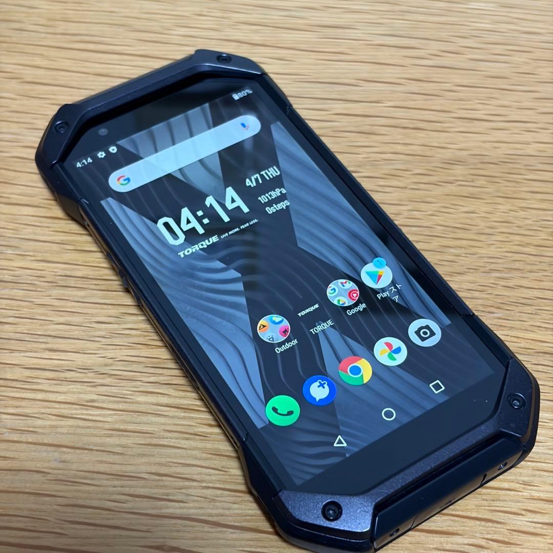 AU TORQUE 5G KYG01ブラック SIMフリー9196