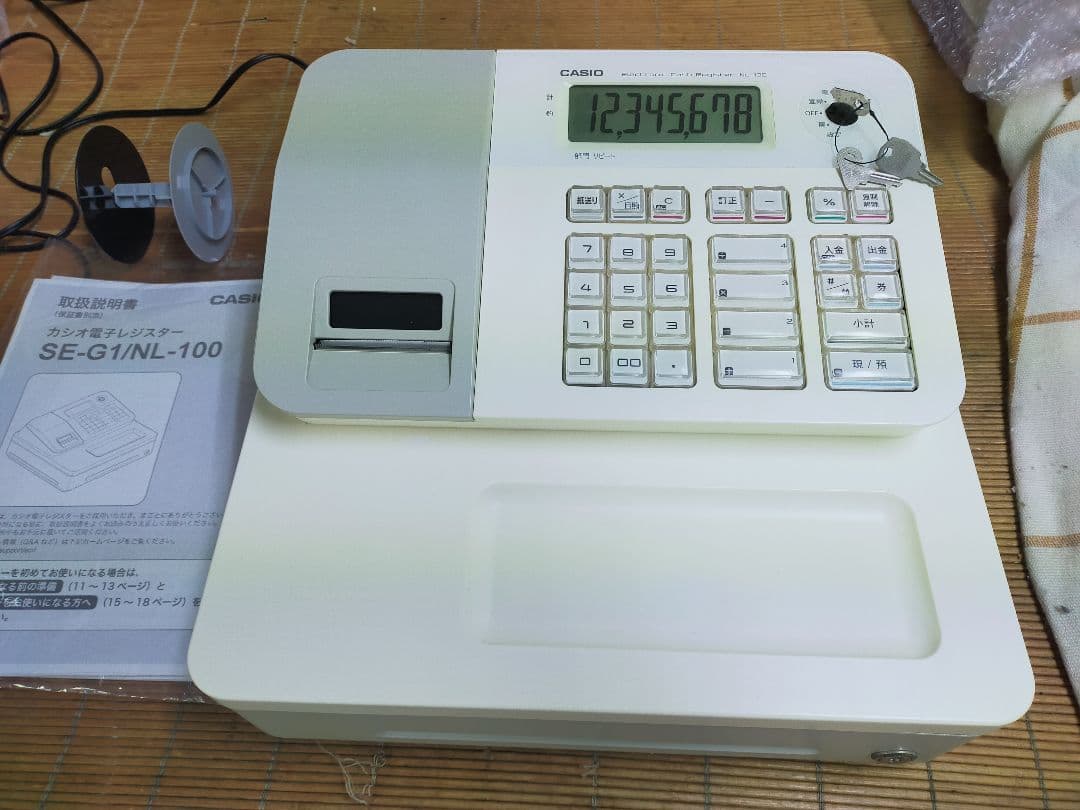 カシオレジスター　SE-G1/NL100　人気機種　送料無料　190844
