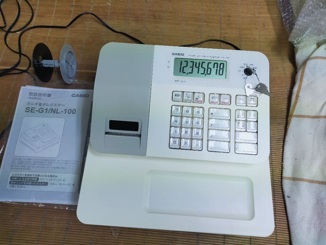 カシオレジスター　SE-G1/NL100　人気機種　送料無料　190844