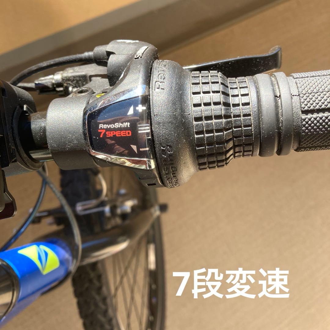 【美品.吹田市引取限定】NESTOキッズ子供自転車　24インチ7段変速Vブレーキ