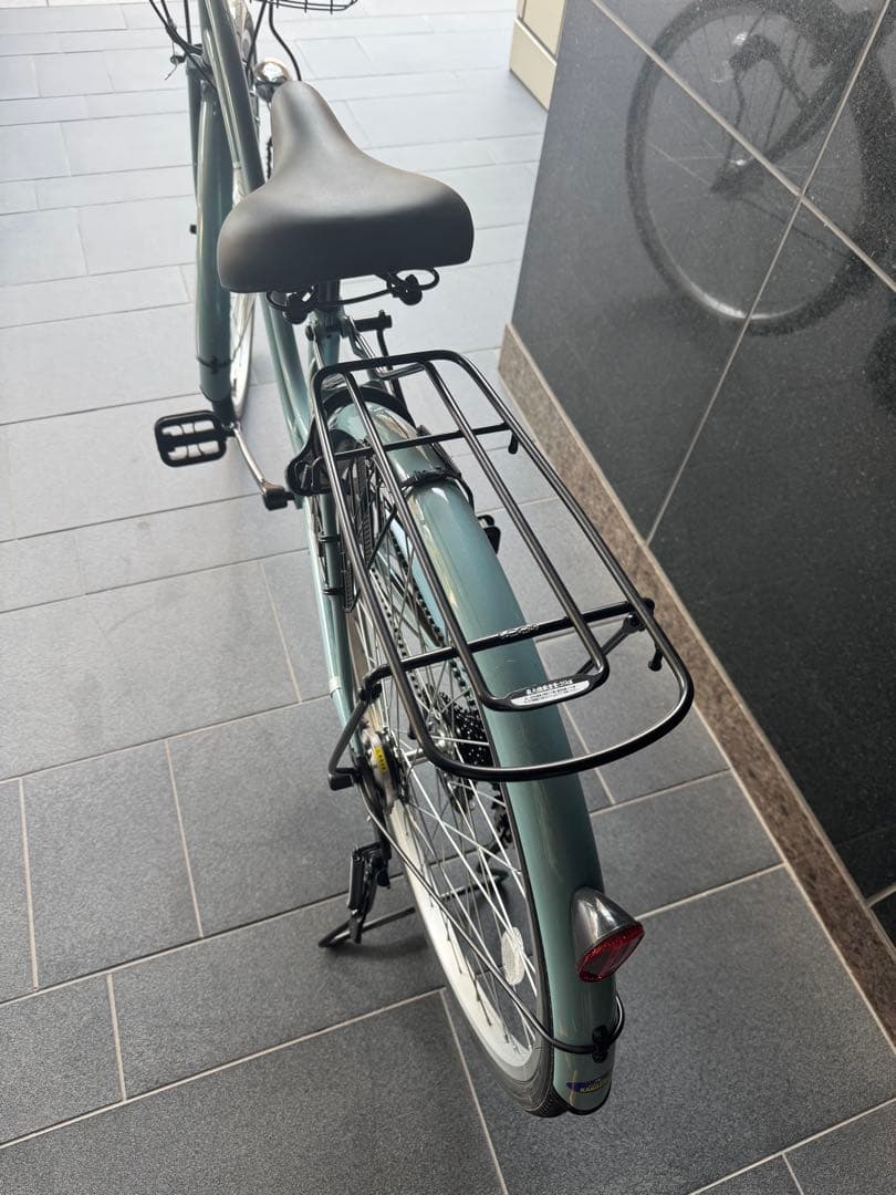シティサイクル ブルーグレー　シオノ　26インチ　バスケット付き