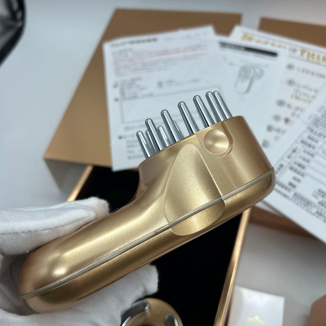 限定未使用品107,800円TILLETティレットゴールドブラック電気バリブラシ