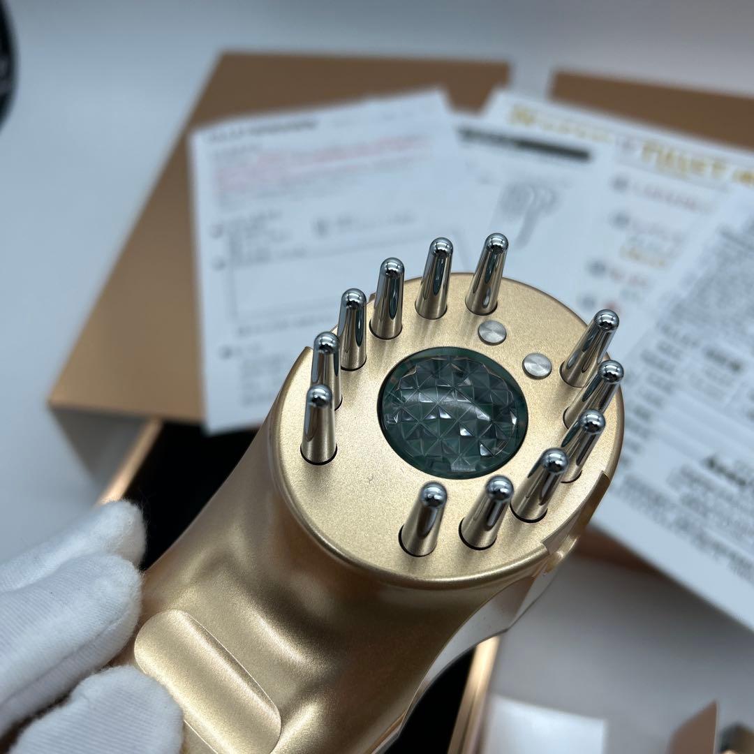 限定未使用品107,800円TILLETティレットゴールドブラック電気バリブラシ