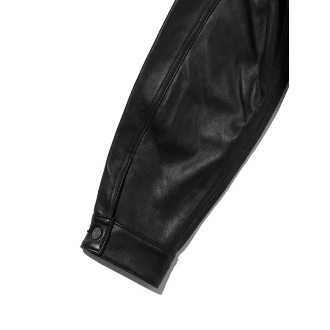 LEVI'S PREMIUM BLACK LEATHER JACKET サイズS