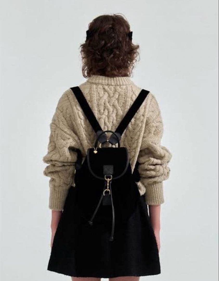 ★ m(プロフ必読） ★the barnnet ベロアリュック