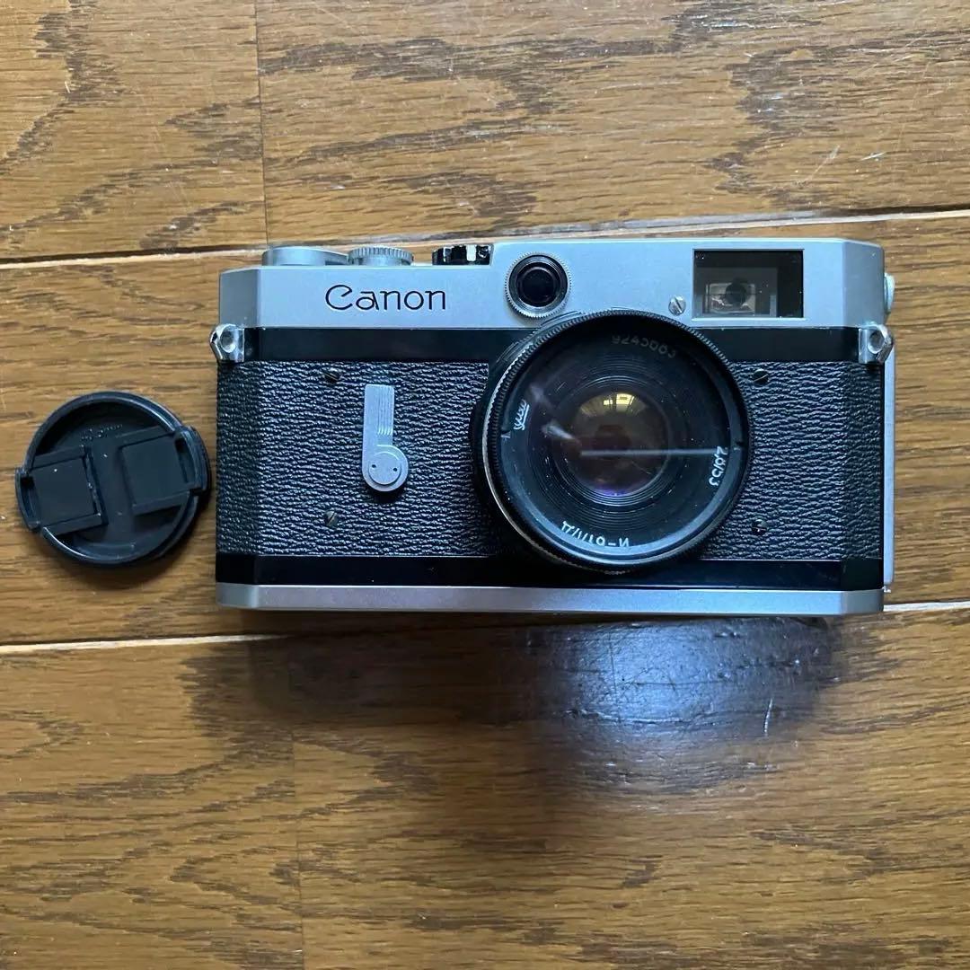 Canon P レンジファインダーカメラ 53mm/2.8レンズ付き