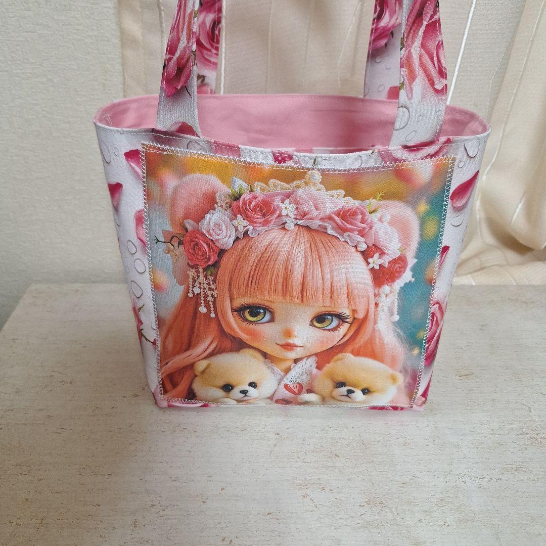 激レアパネル　ハンドメイド　ミニバック　フラットポーチ