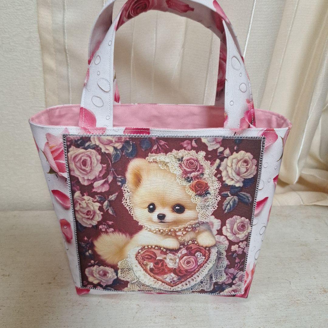 激レアパネル　ハンドメイド　ミニバック　フラットポーチ