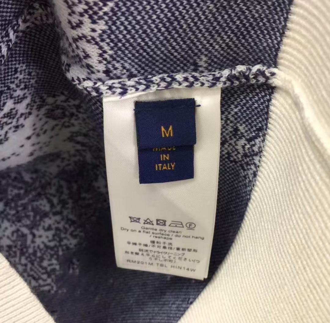 極美品 Louis☆ Vuitton ロゴプリントニット~~