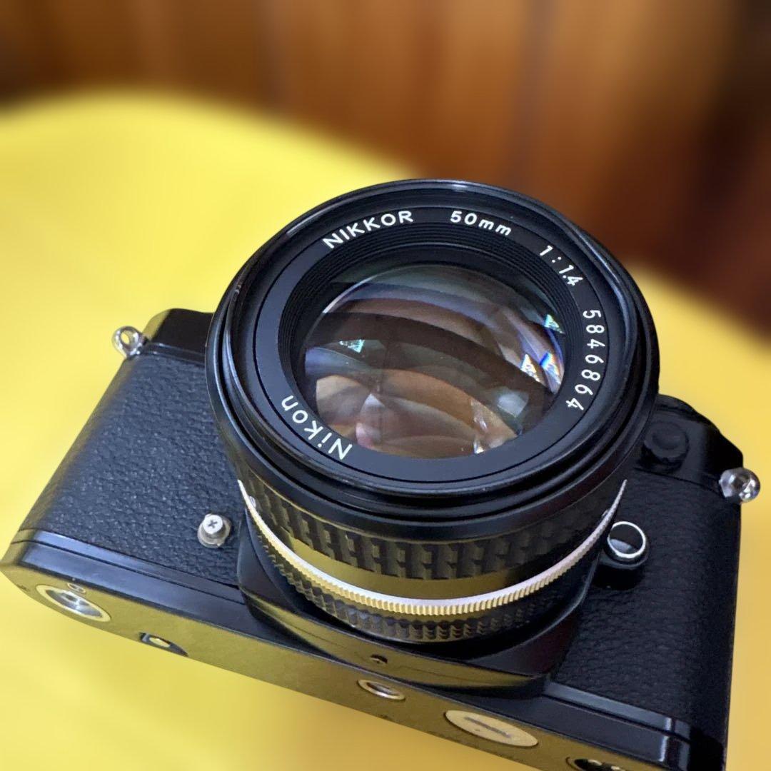 【完動美品】　nikon fe2 nikkor 50mm f1.4 カメラ
