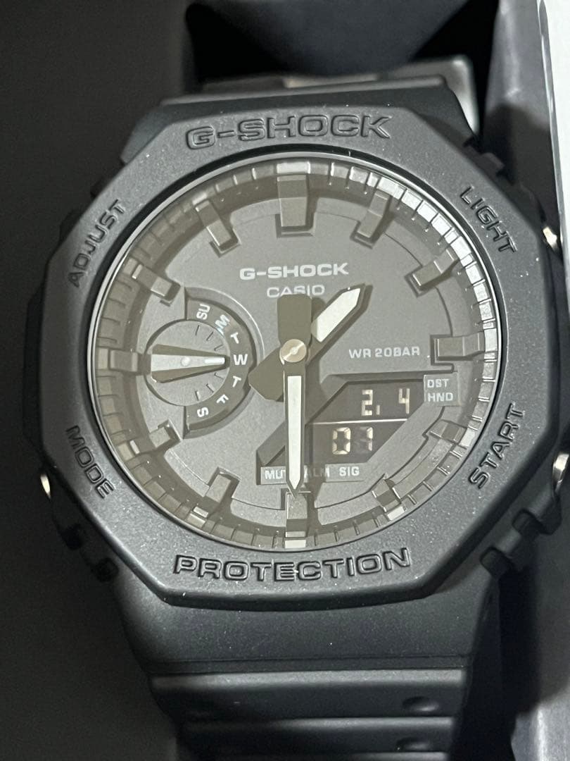 新品カシオジーショック カーボンコアガード GA-2100-1A1JF ブラック