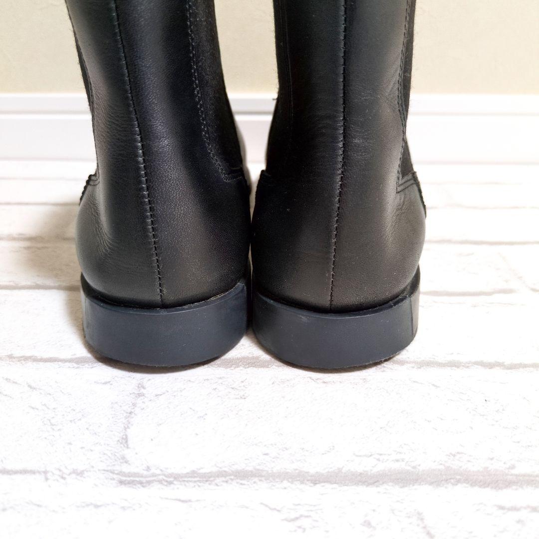 美品　CAMPER　カンペール　サイドゴアブーツ　ショートブーツ　レザー　24