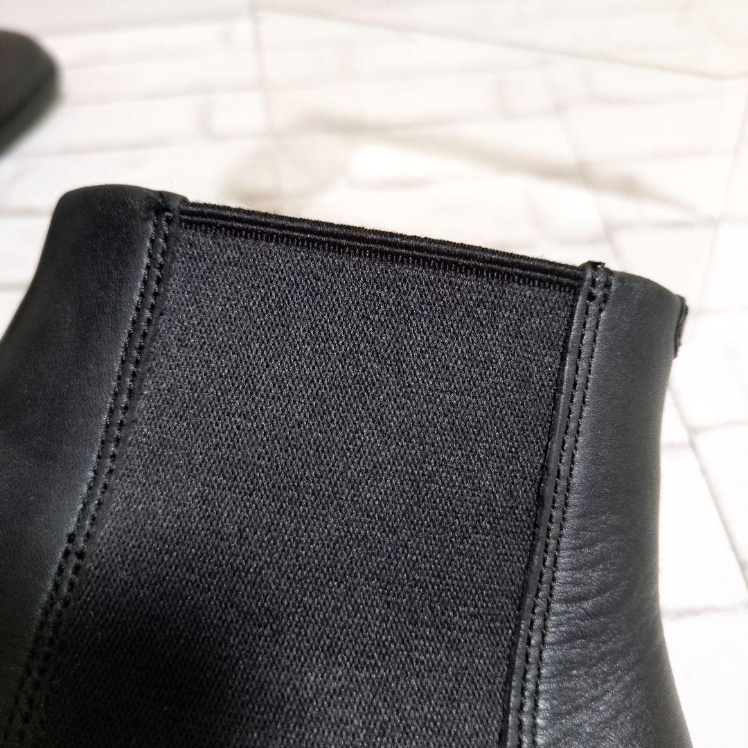 美品　CAMPER　カンペール　サイドゴアブーツ　ショートブーツ　レザー　24